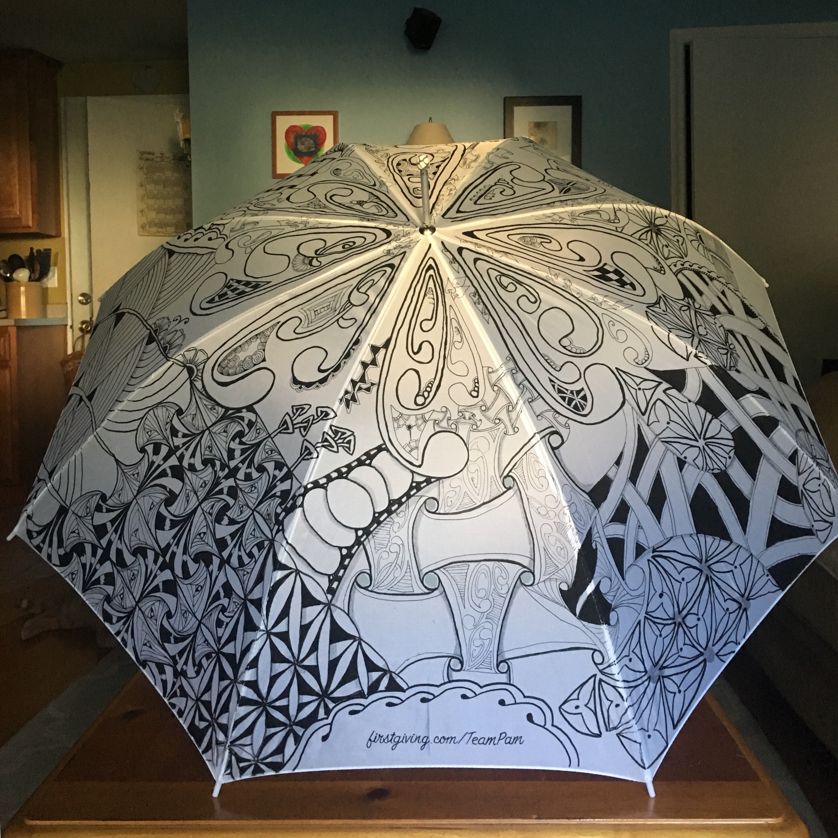 Zentangle umbrella by KCromm